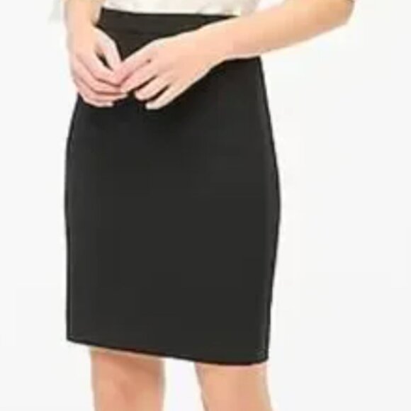 J. Crew Factory BO722 Black Pencil Skirt For Women size 20 NWT - Picture 2 of 9